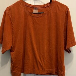 Burnt orange crop  Short Sleeve Tee